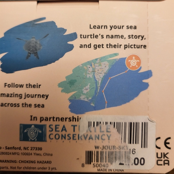 NWT Sea Turtle Tracking Sky Stone with Turtle Charm Bracelet - Multicolor - Picture 2 of 10